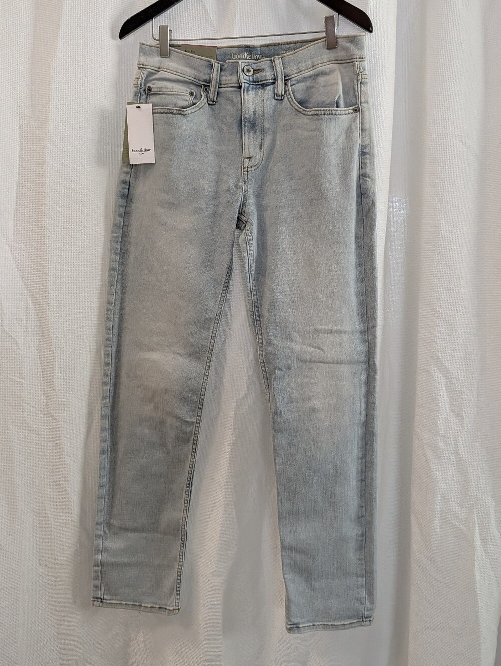 Goodfellow & Co Men’s Slim Straight Jeans - Light Wash Blue NWT